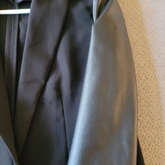 2 FOR $40 ***Dynamite Blazer/ Jacket with faux leather sleeves! - Picture 2 of 3